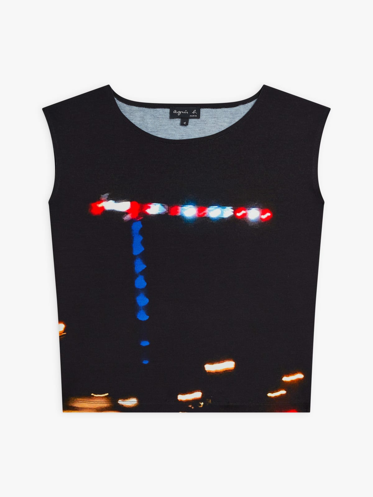 viscose Hanov t-shirt with digital print photo by agnès b.