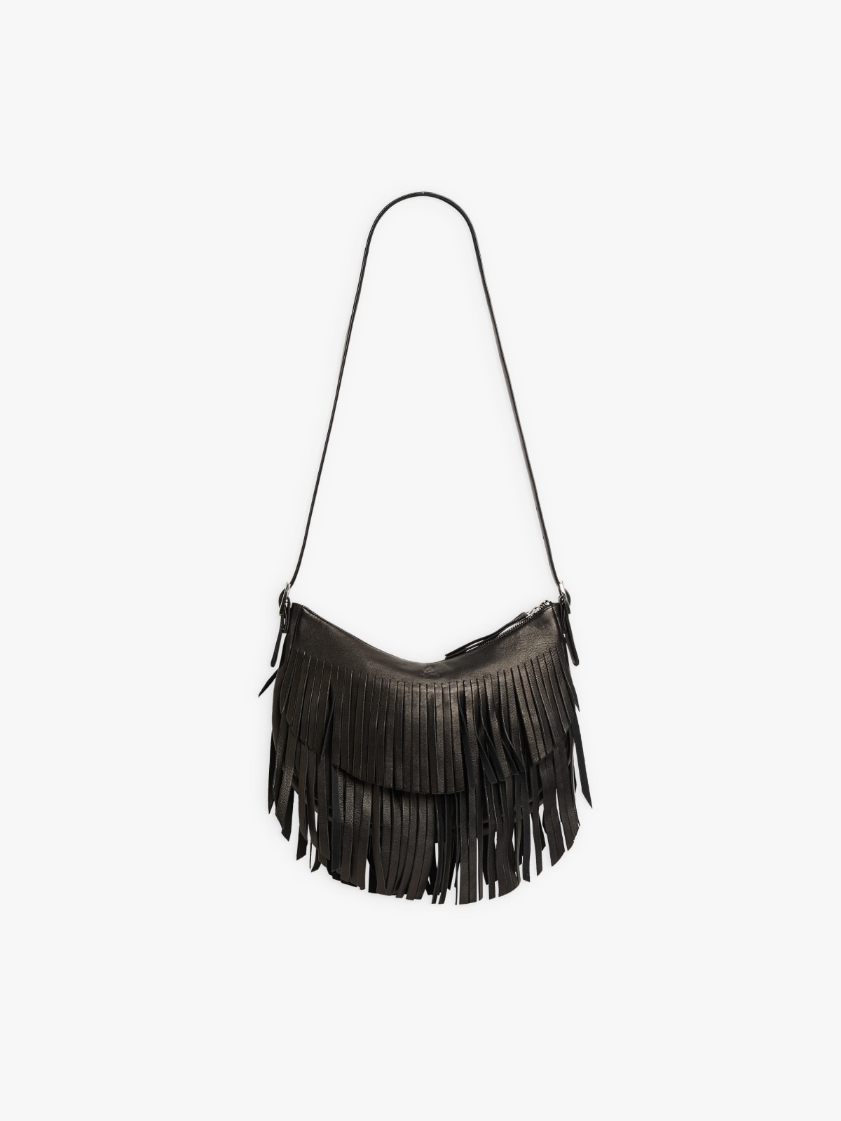 black leather Awa bag image number 2