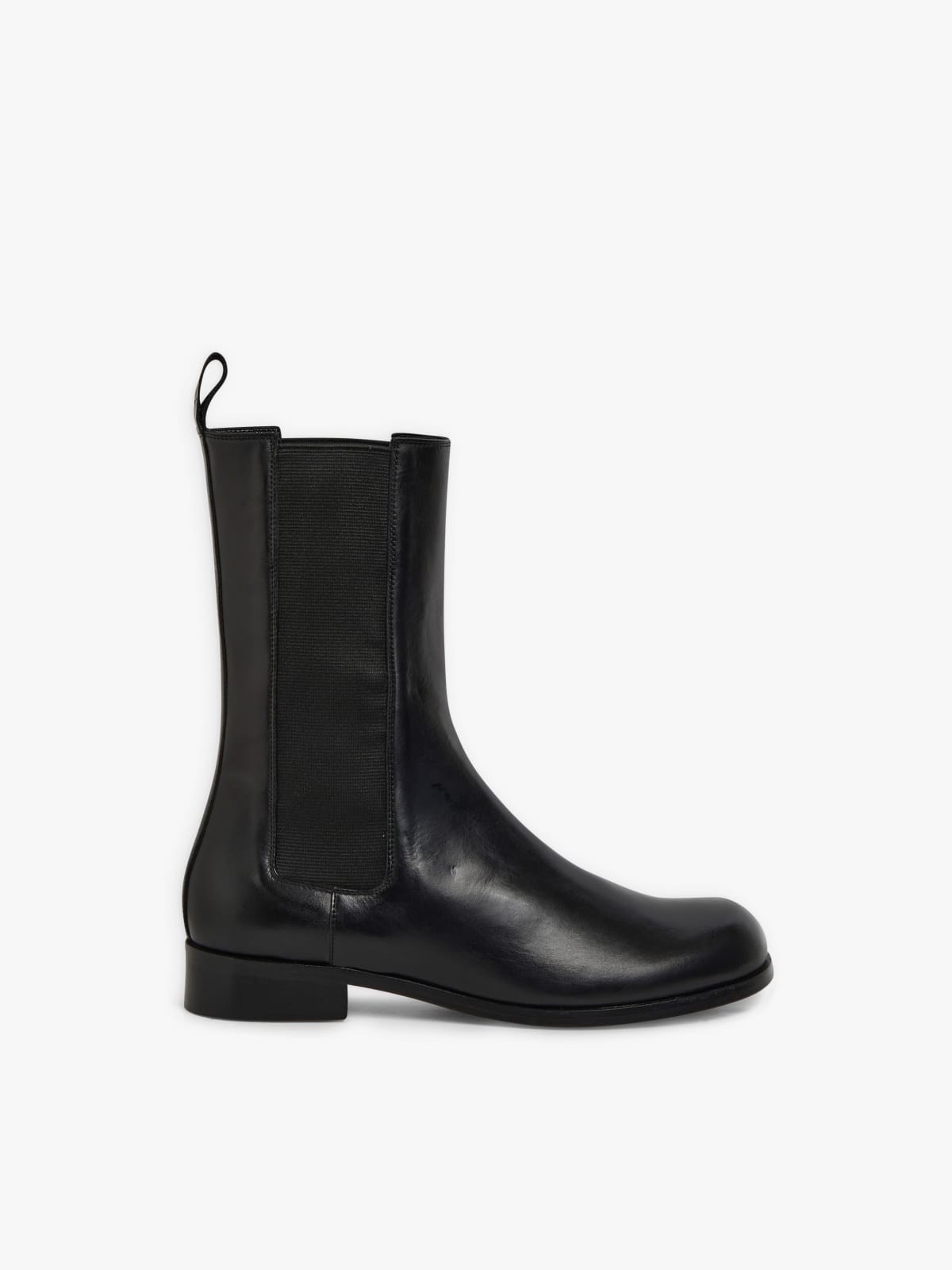 bottines Leandra en cuir noir