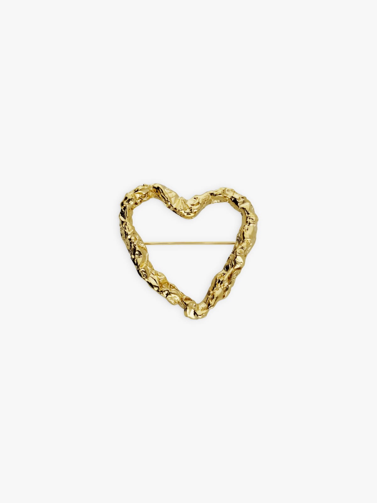 color gold pewter Adèle brooch