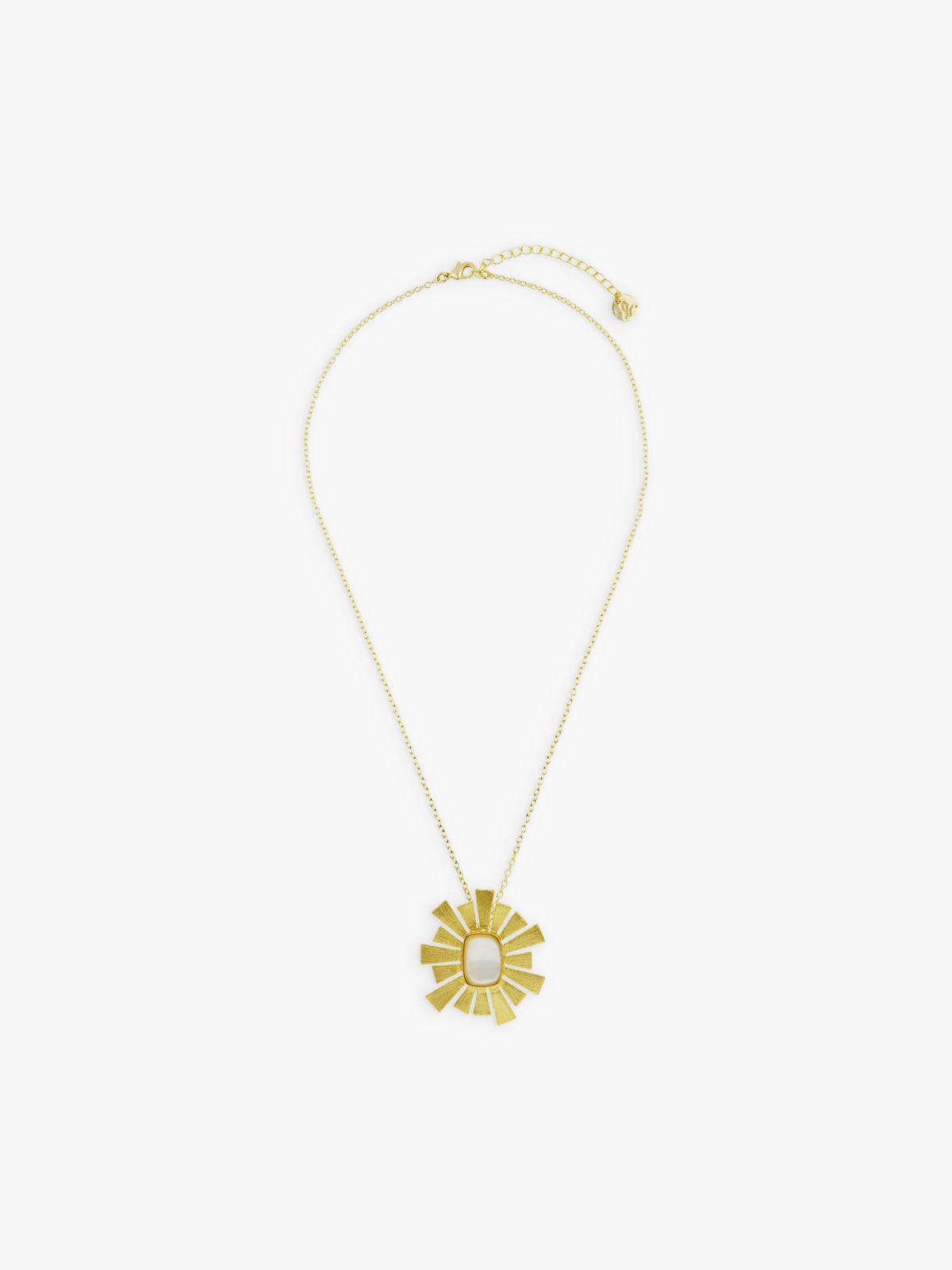 color gold brass Polly necklace