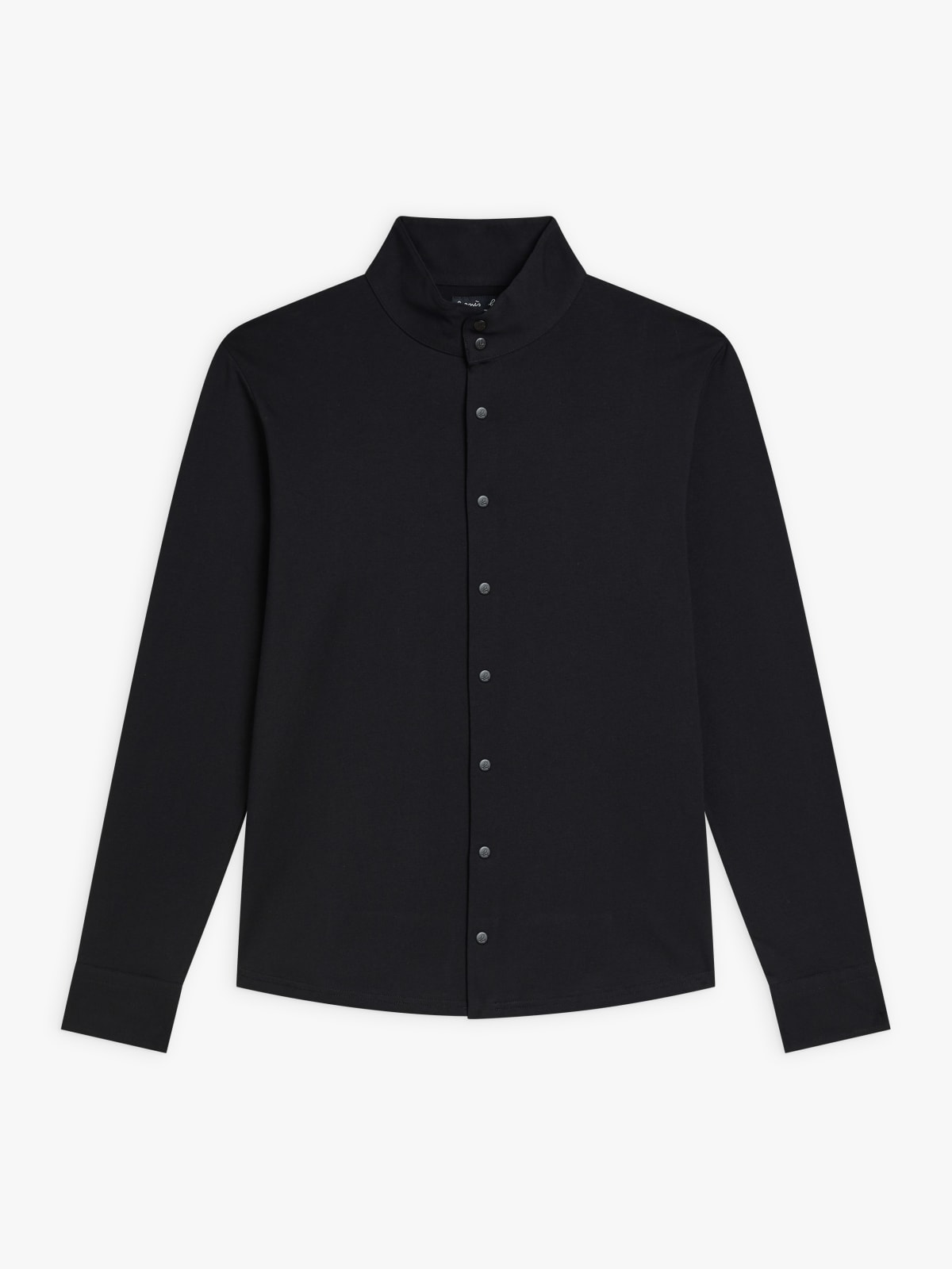 chemise Romeo en jersey de coton noir