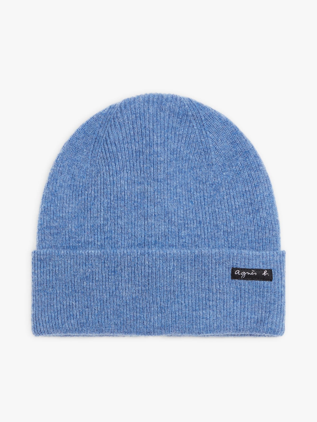 bonnet Willy en cachemire bleu chiné