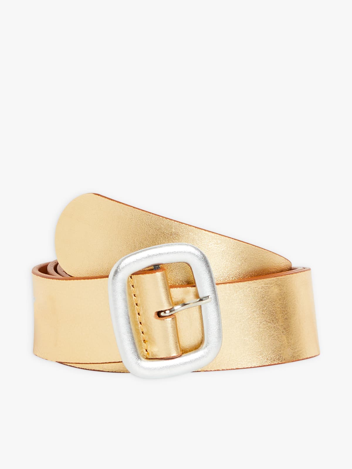 ceinture Molly en cuir de vachette doré