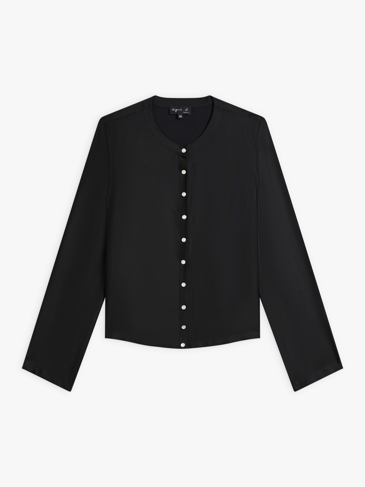 black viscose cardigan