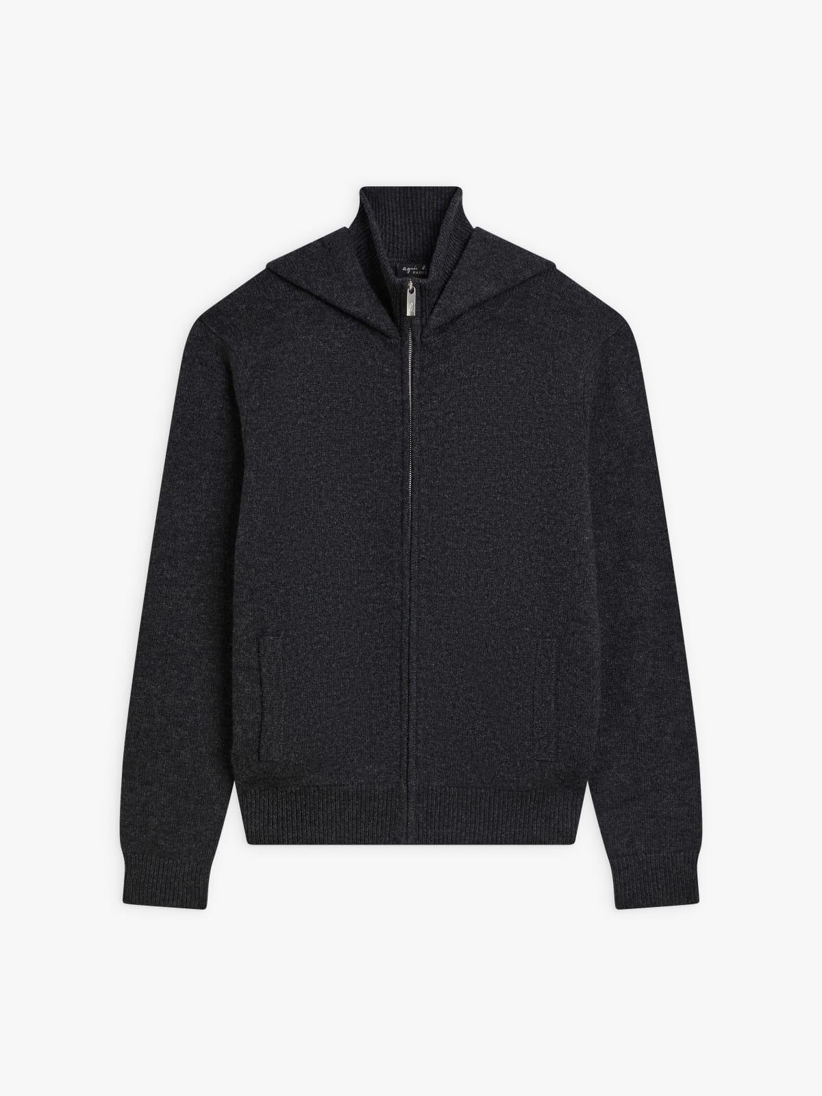 blouson Bronson en jersey de cachemire gris