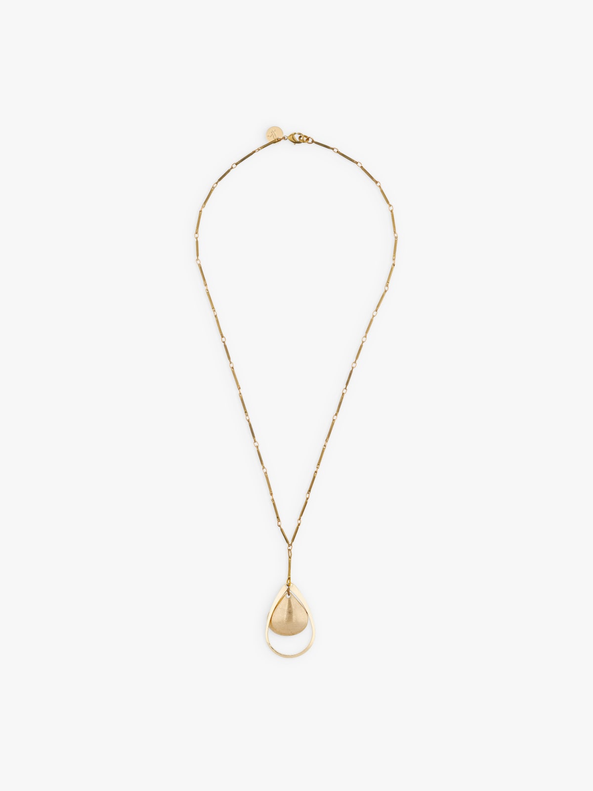 color gold brass Molly necklace