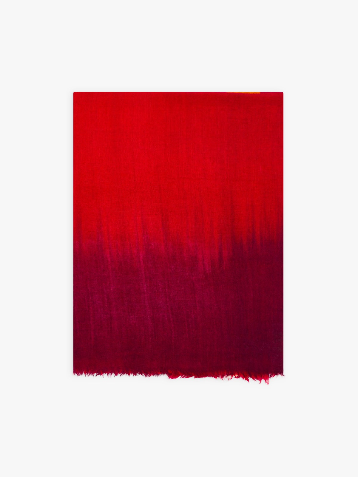 gradient of red wool Selene scarf