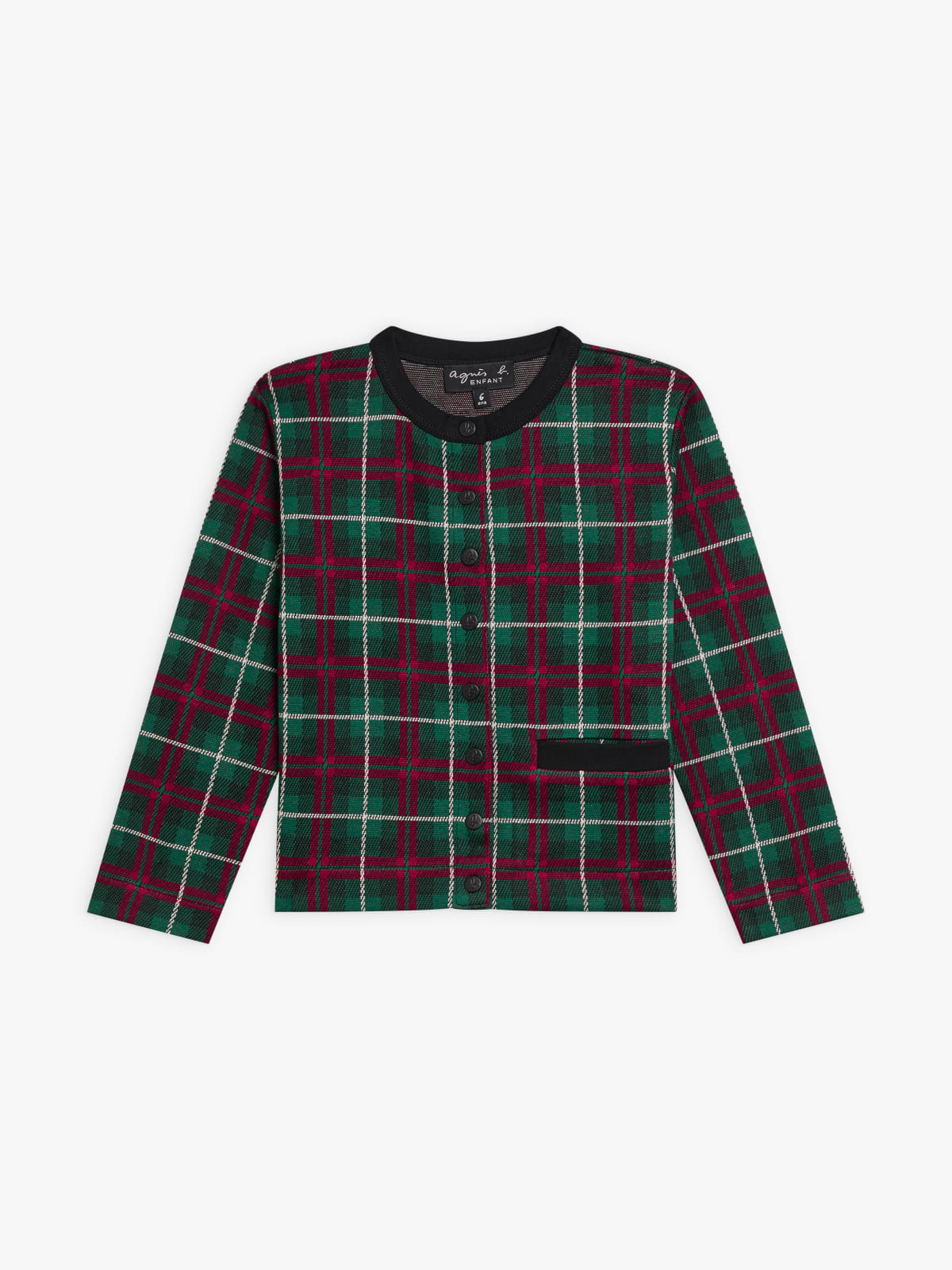 green jersey pocket cardigan