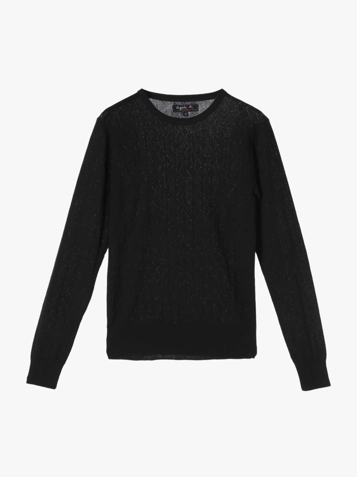 t-shirt New Hope en laine et coton noir