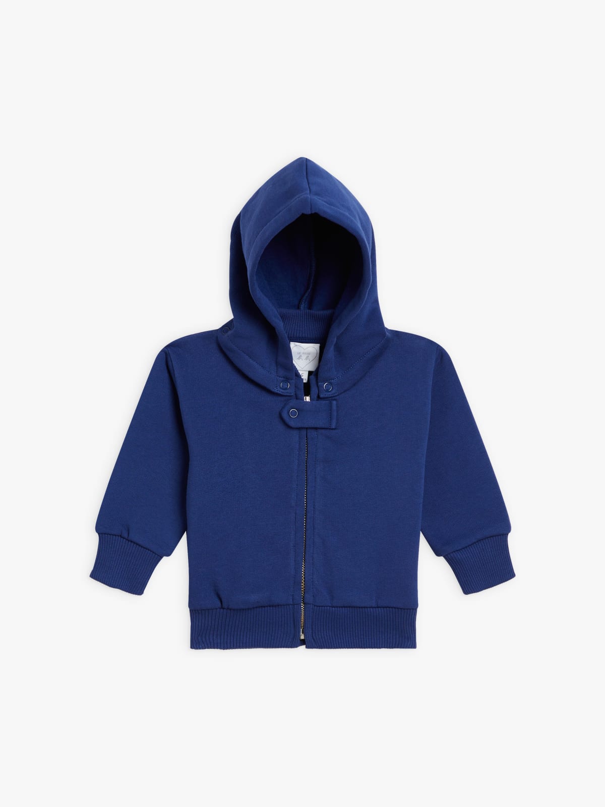 blouson Le B. en molleton de coton bleu