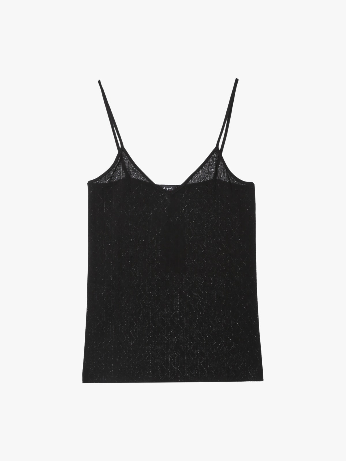 black Clea lace tank top