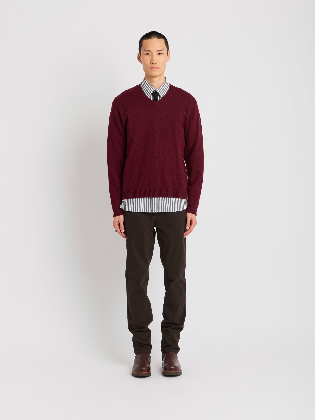 burgundy alpaca jersey Irlande jumper
