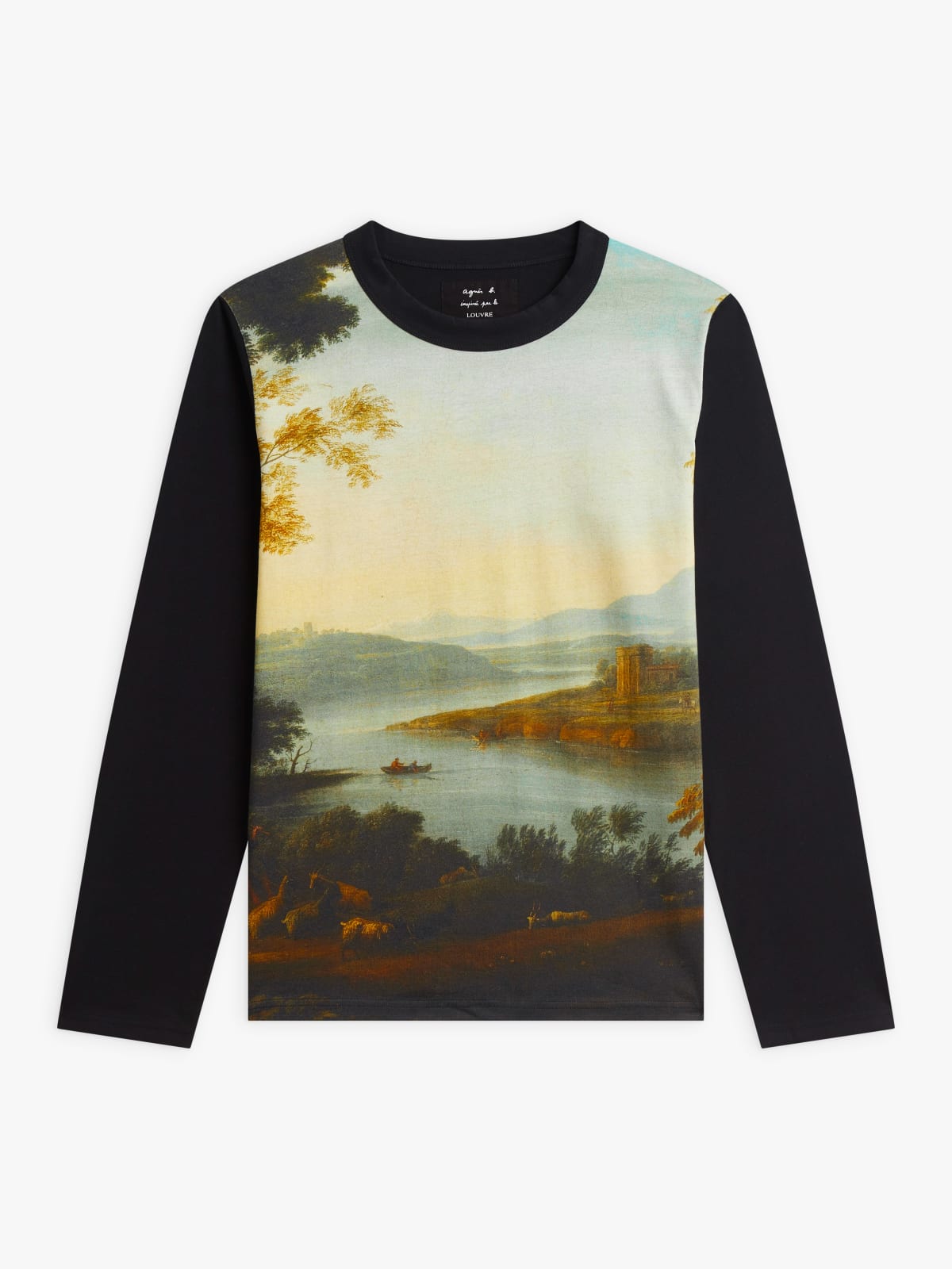 cotton t-shirt agnès b. inspired by the Louvre