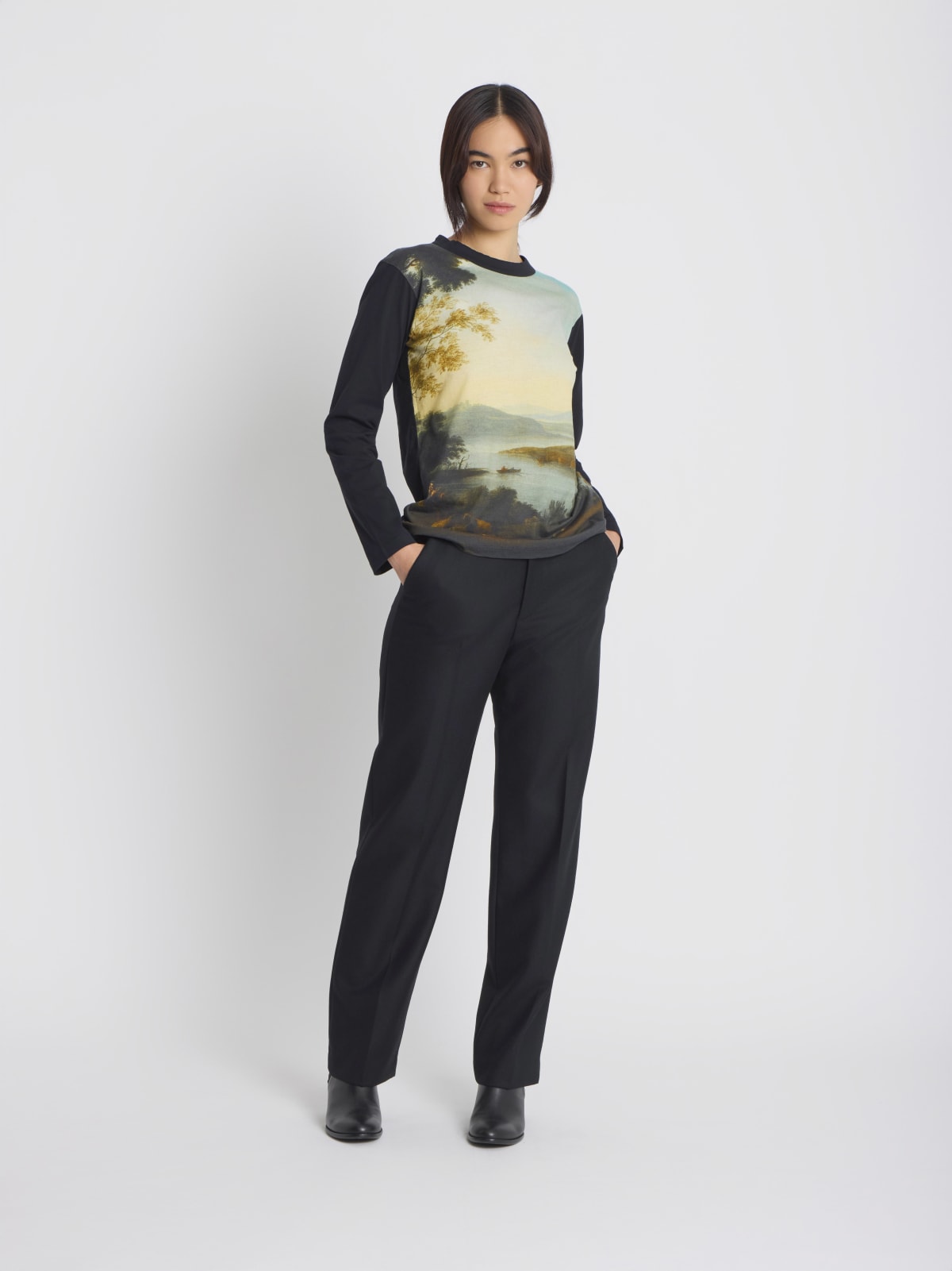 cotton t-shirt agnès b. inspired by the Louvre