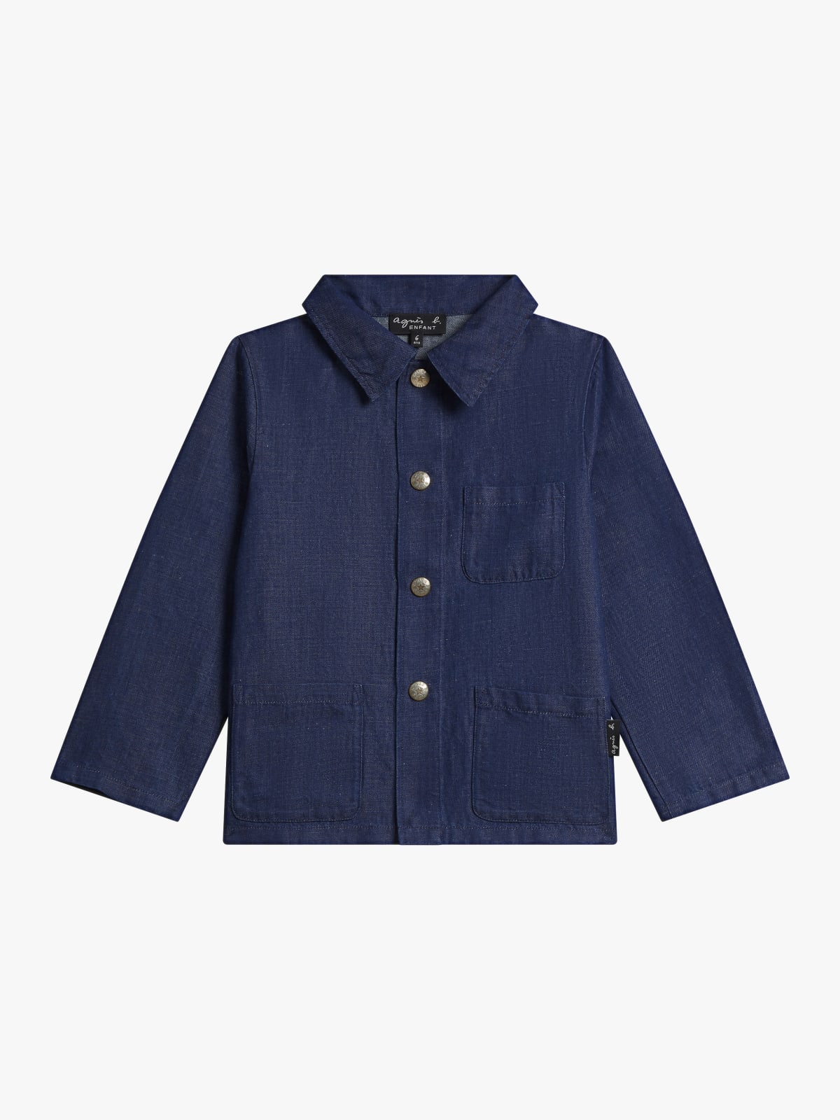 veste &agrave; boutons pressions en denim