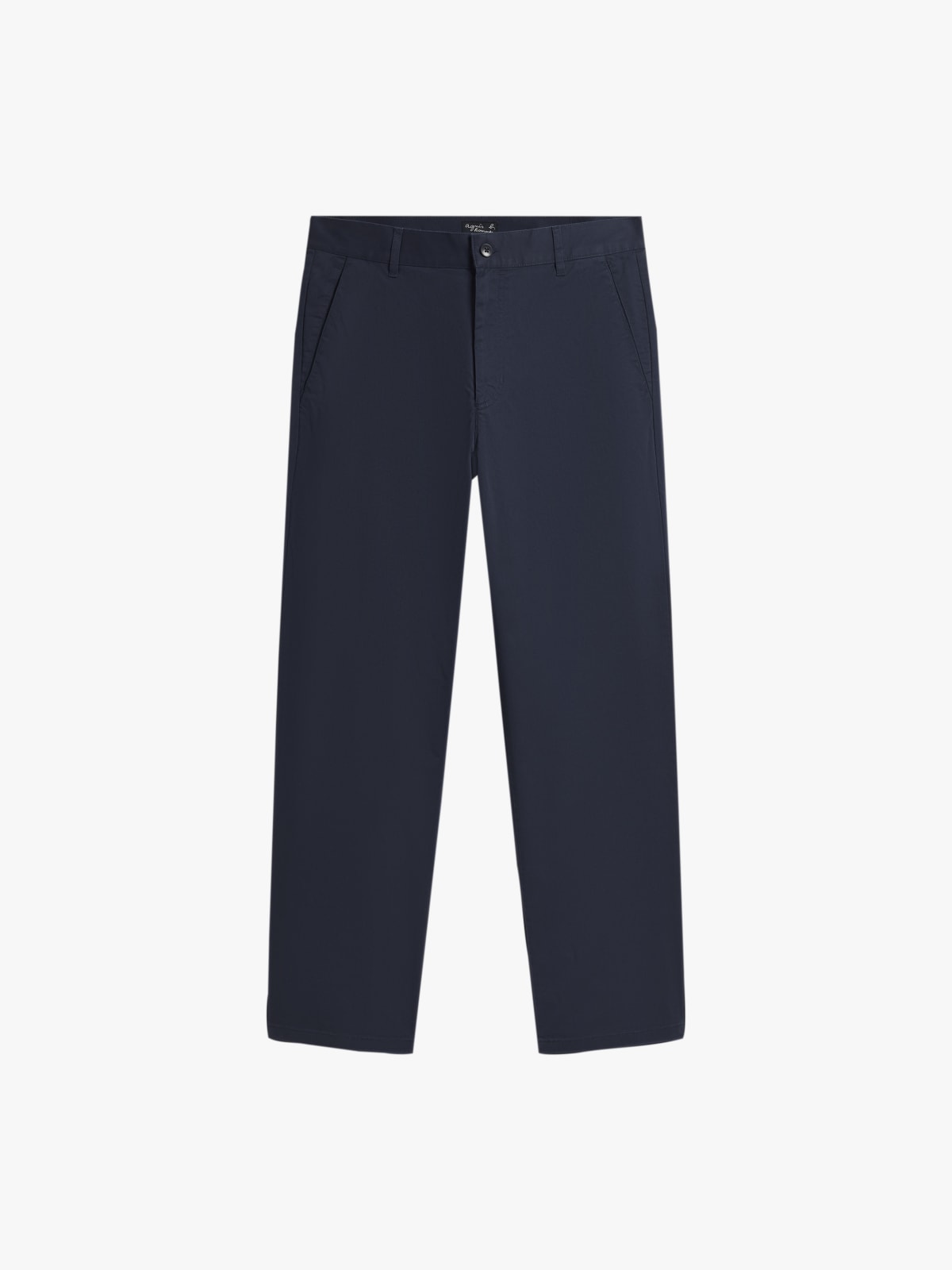 blue Antton cotton gabardine trousers