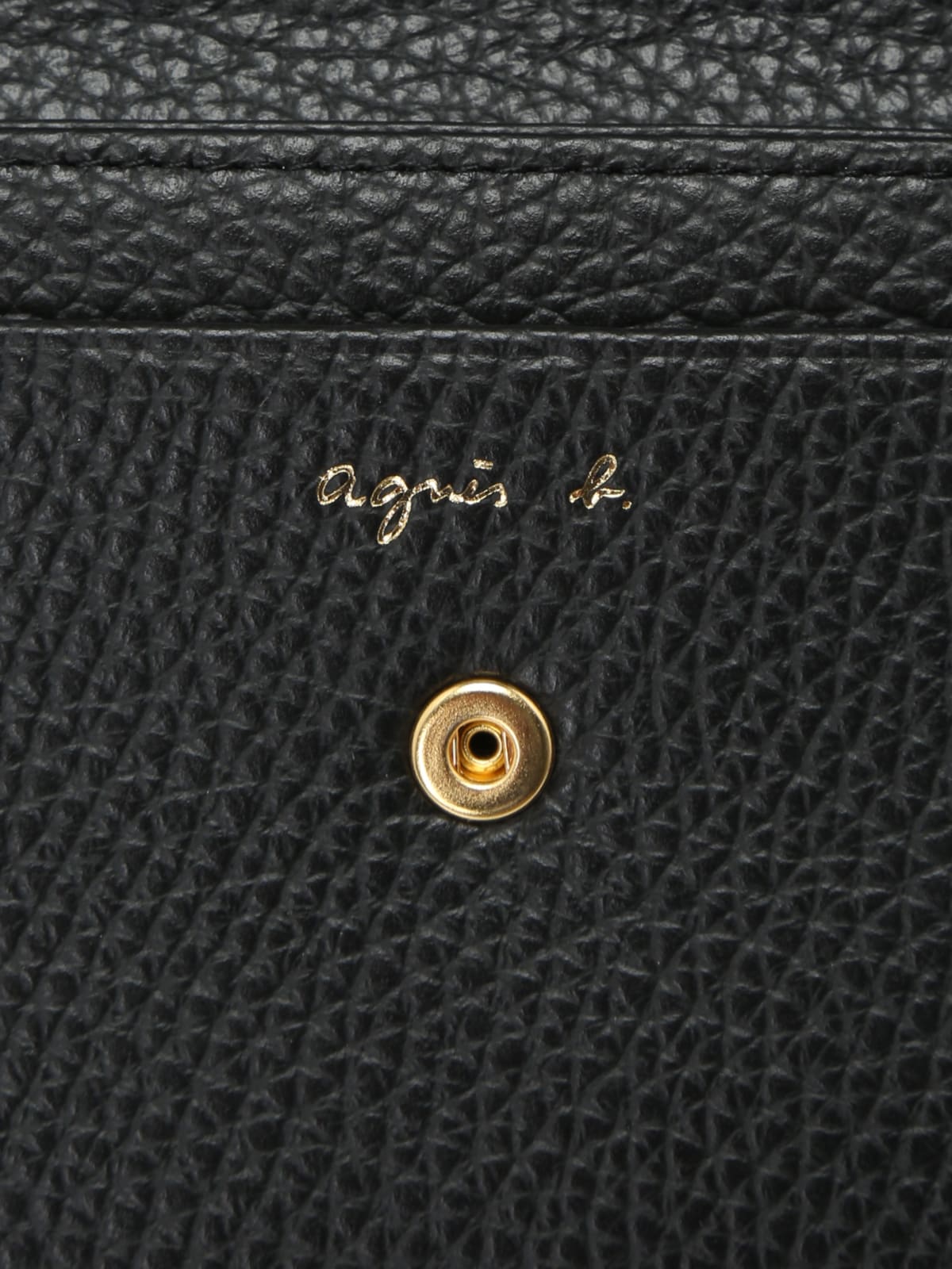 black "b" leather wallet image number 5