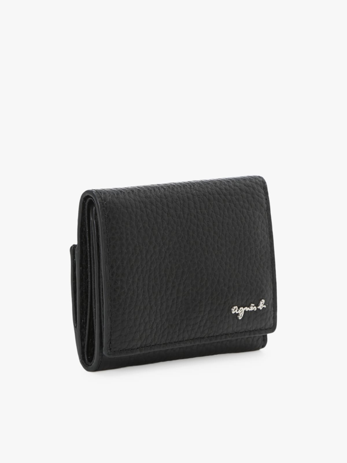 portefeuille en cuir noir image number 2