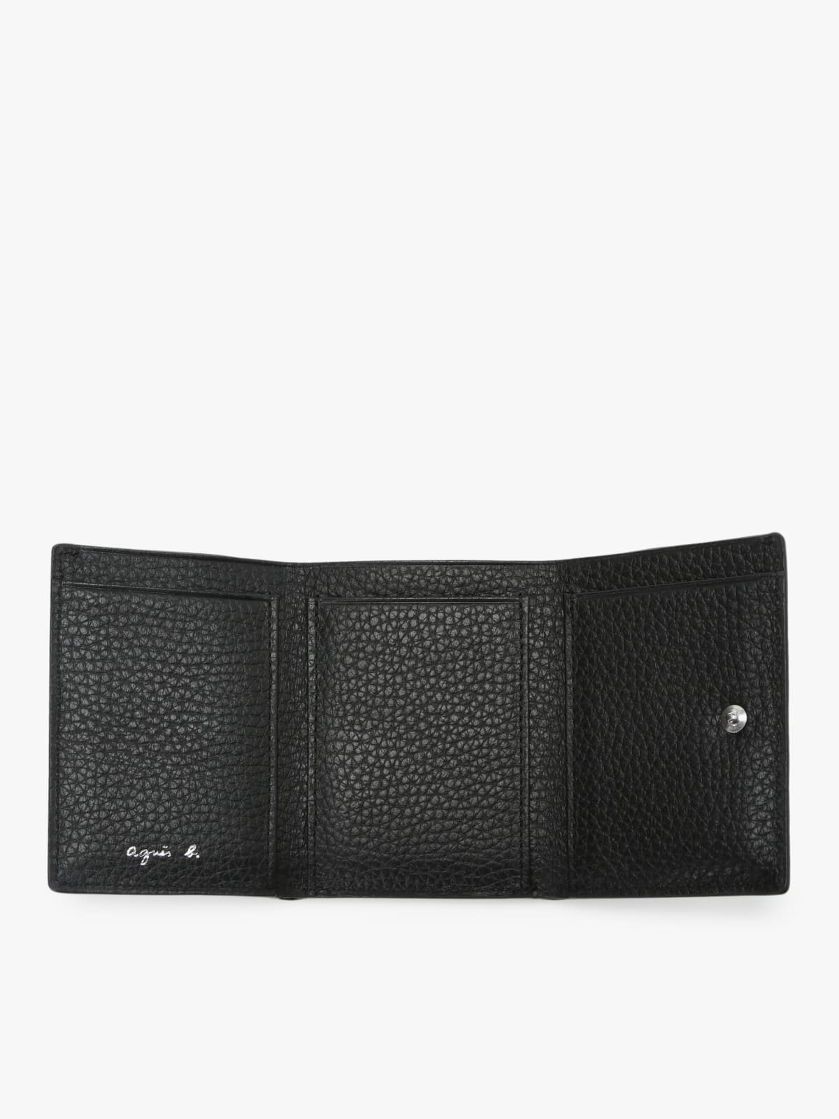 portefeuille en cuir noir image number 4