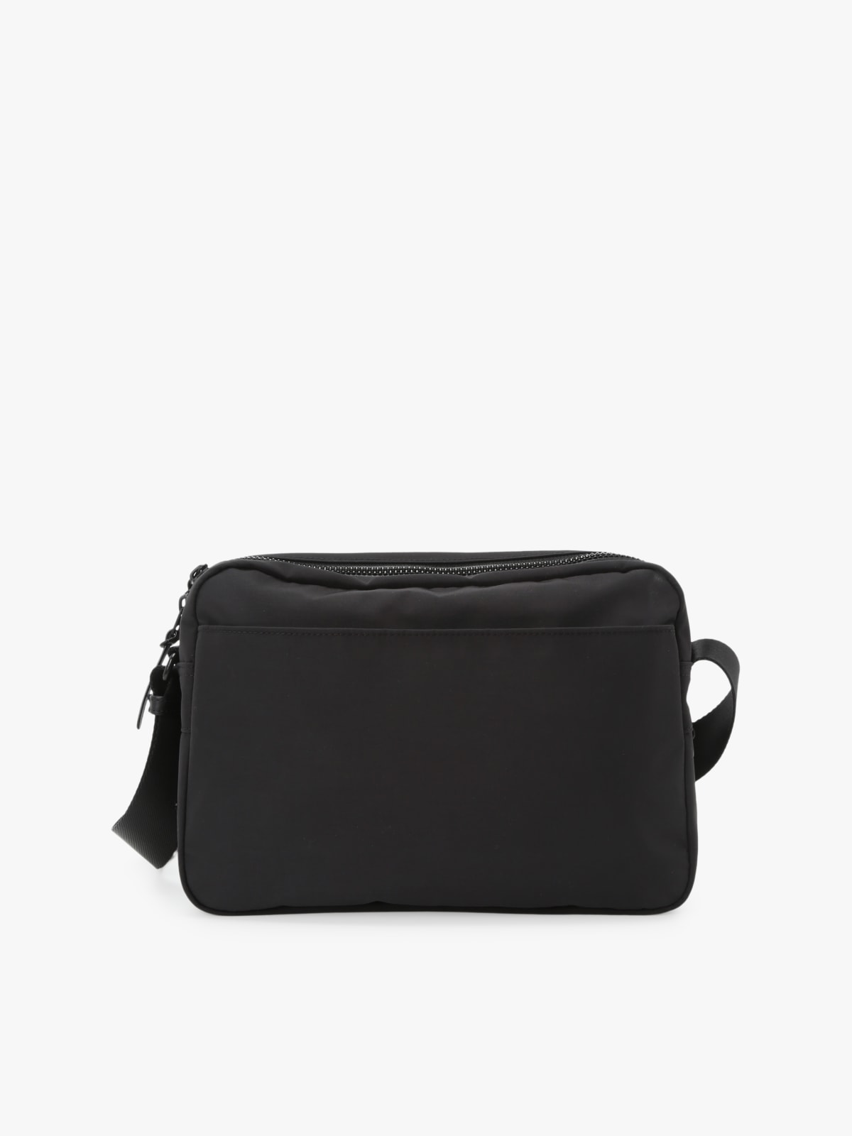 black leather shoulder bag image number 1