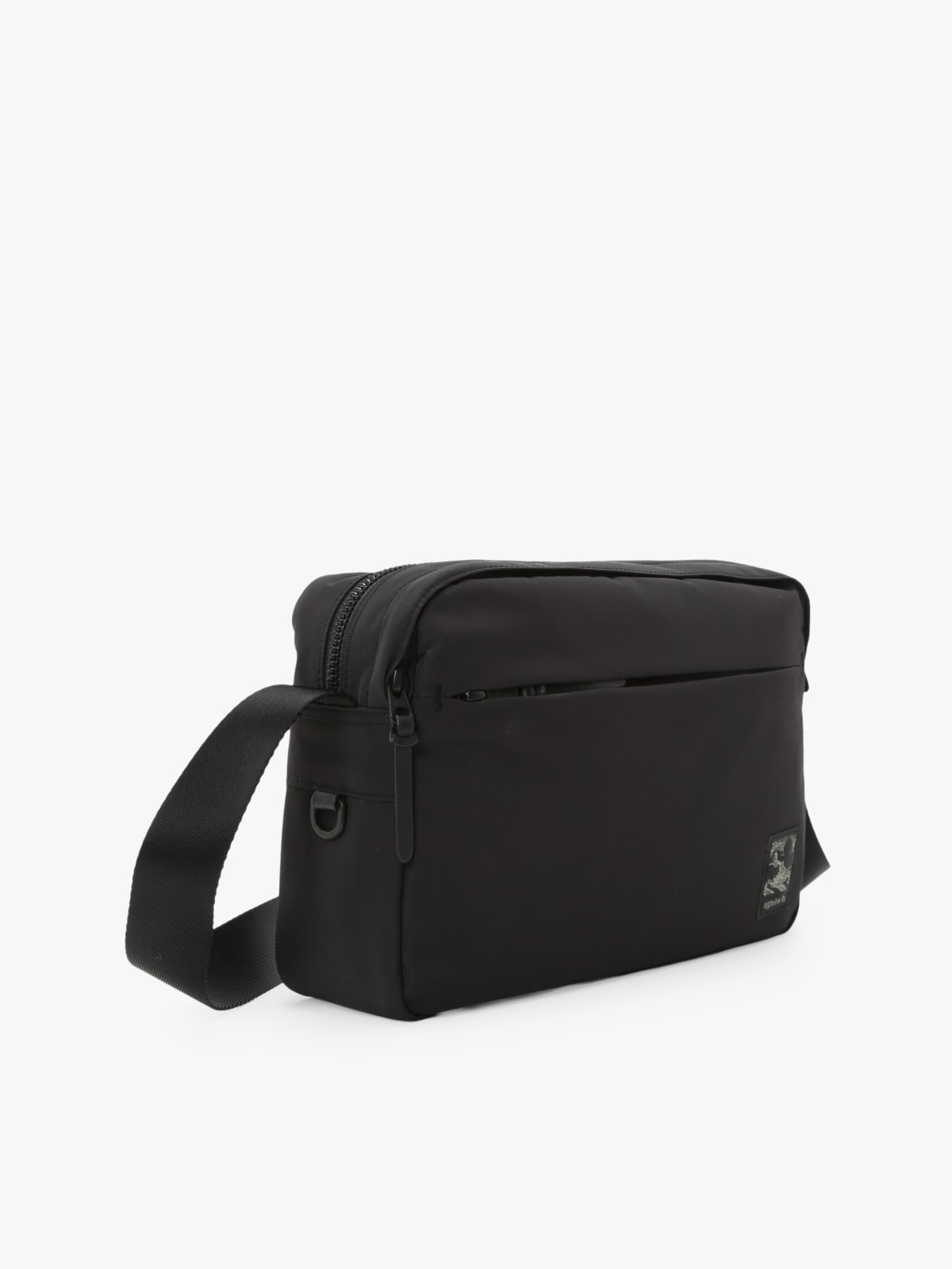 black leather shoulder bag image number 2