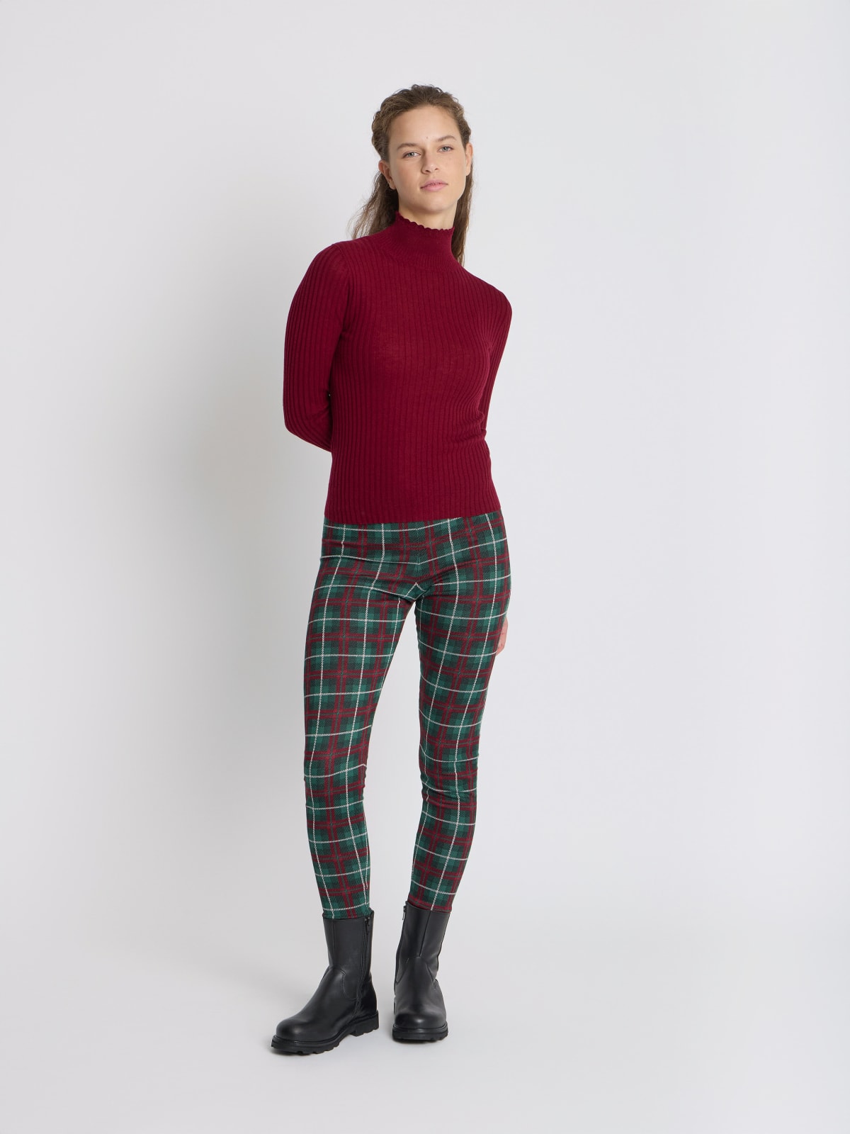 burgundy wool Alouette jumper