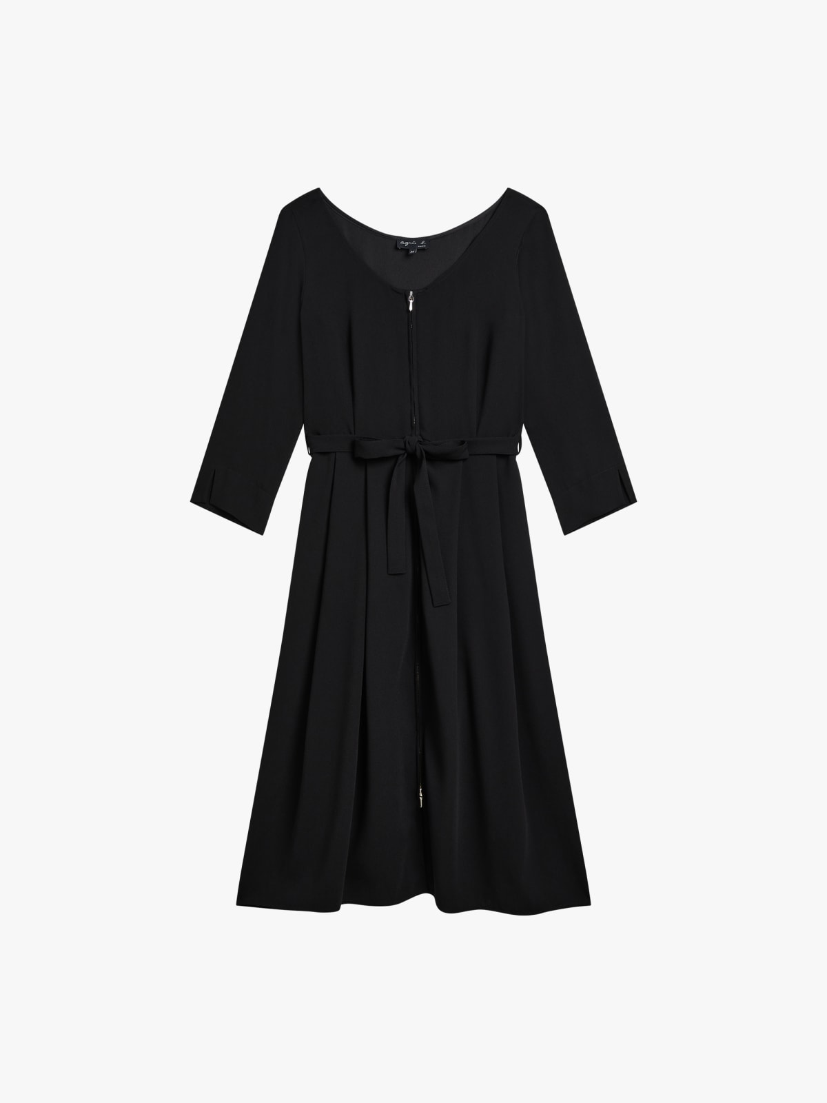 black Clara polyester dress