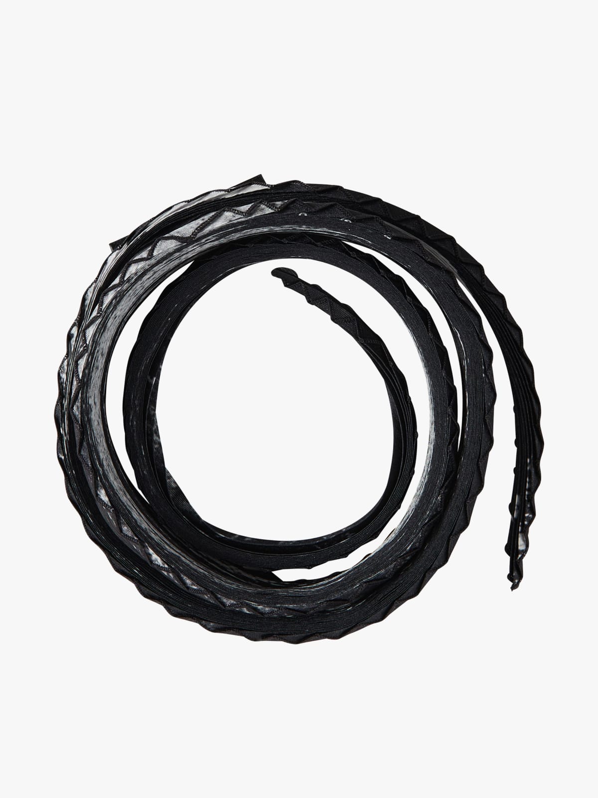 black Denise silk scarf image number 2