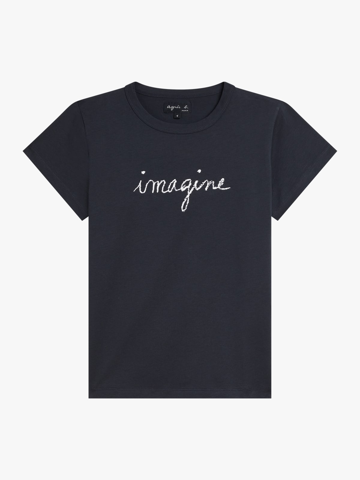 cotton jersey Brando t-shirt "imagine" screen print