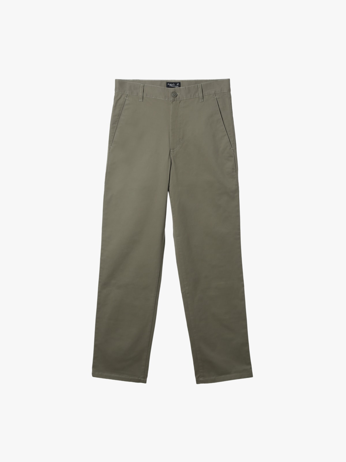 grey Antton cotton gabardine trousers
