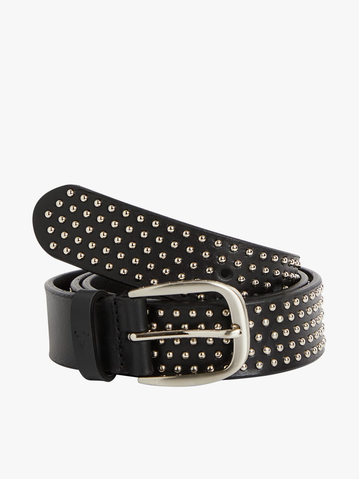 black Santo calfskin belt