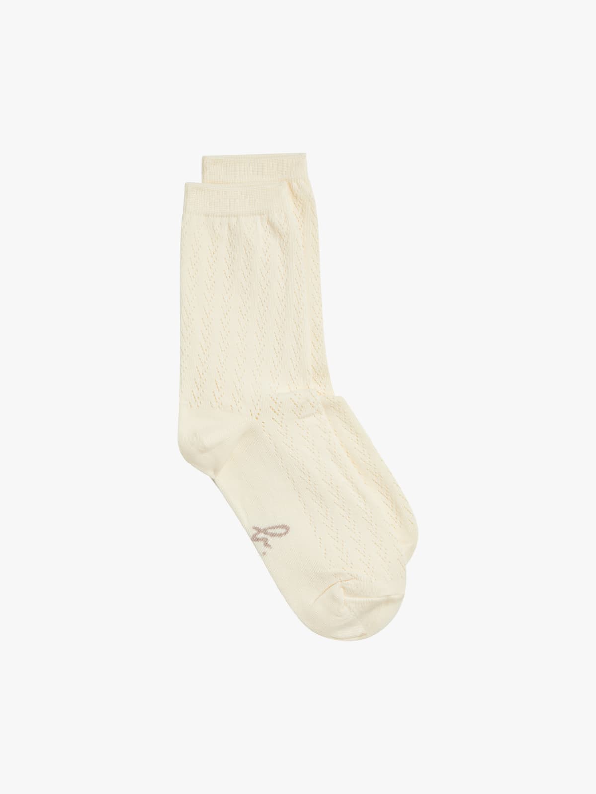 white Virginia cotton socks