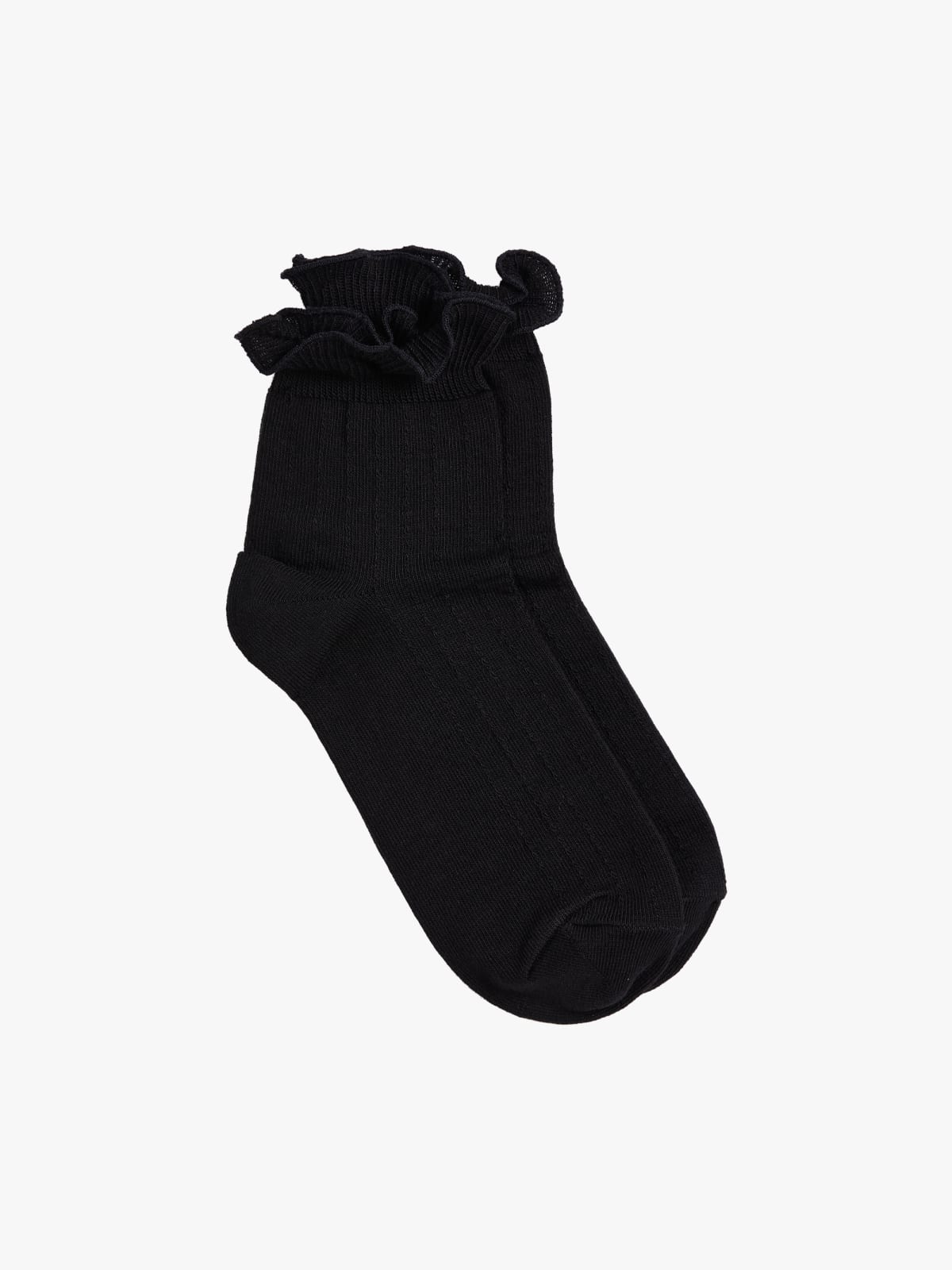 black Elora cotton socks