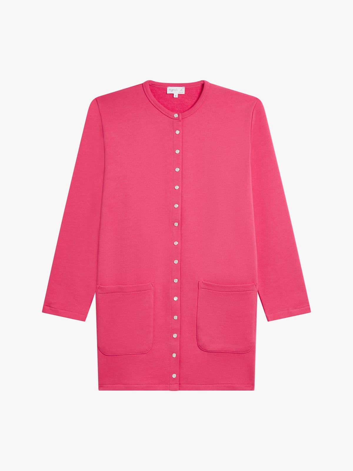 pink Tanger cotton fleece cardigan