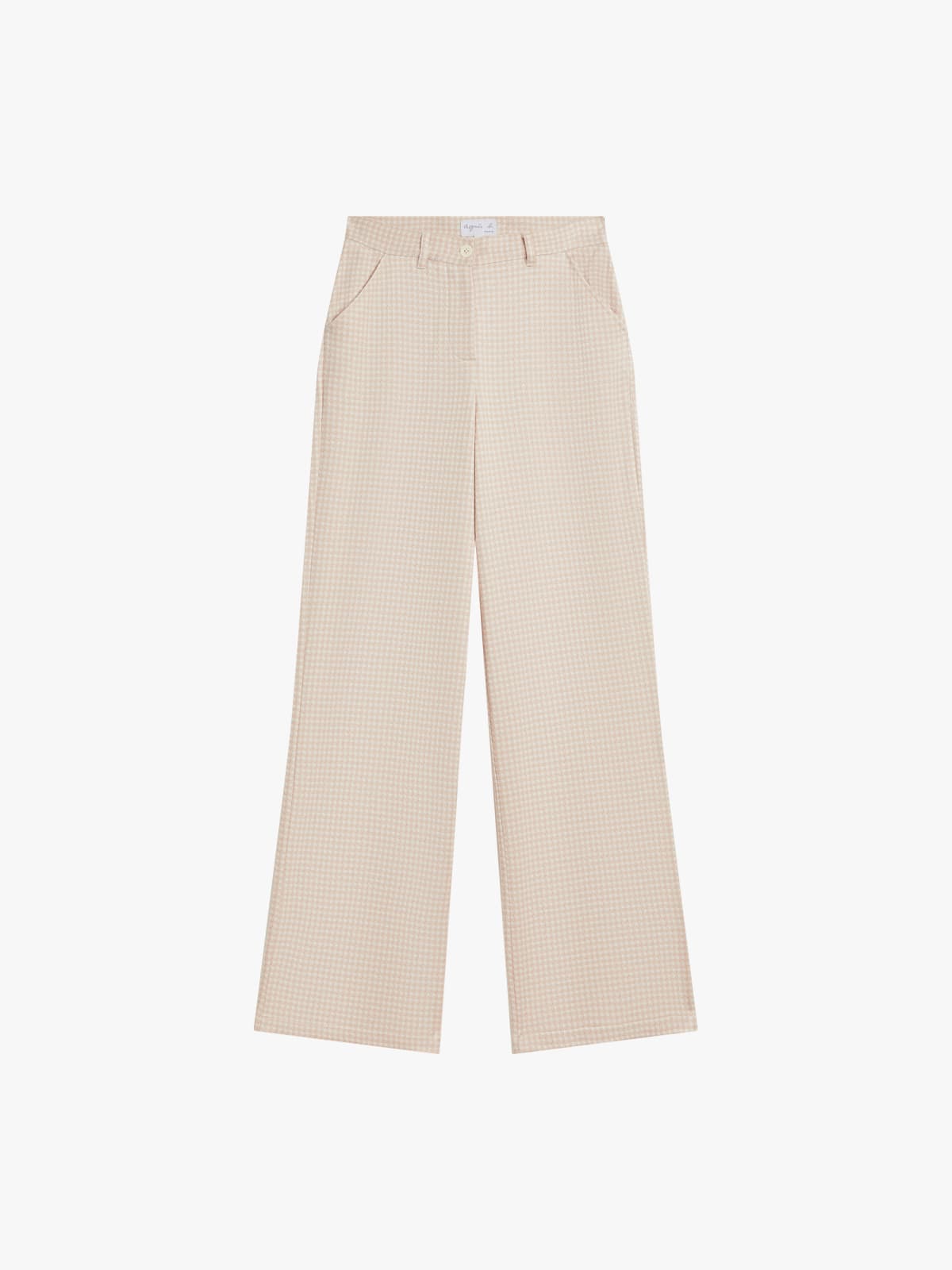brown Polisson jacquard trousers