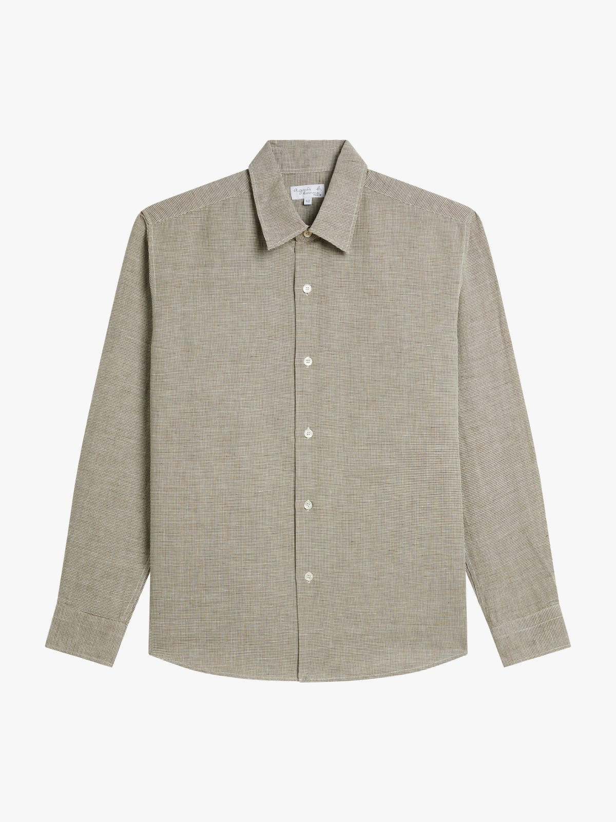 grey Thomas cotton and linen shirt