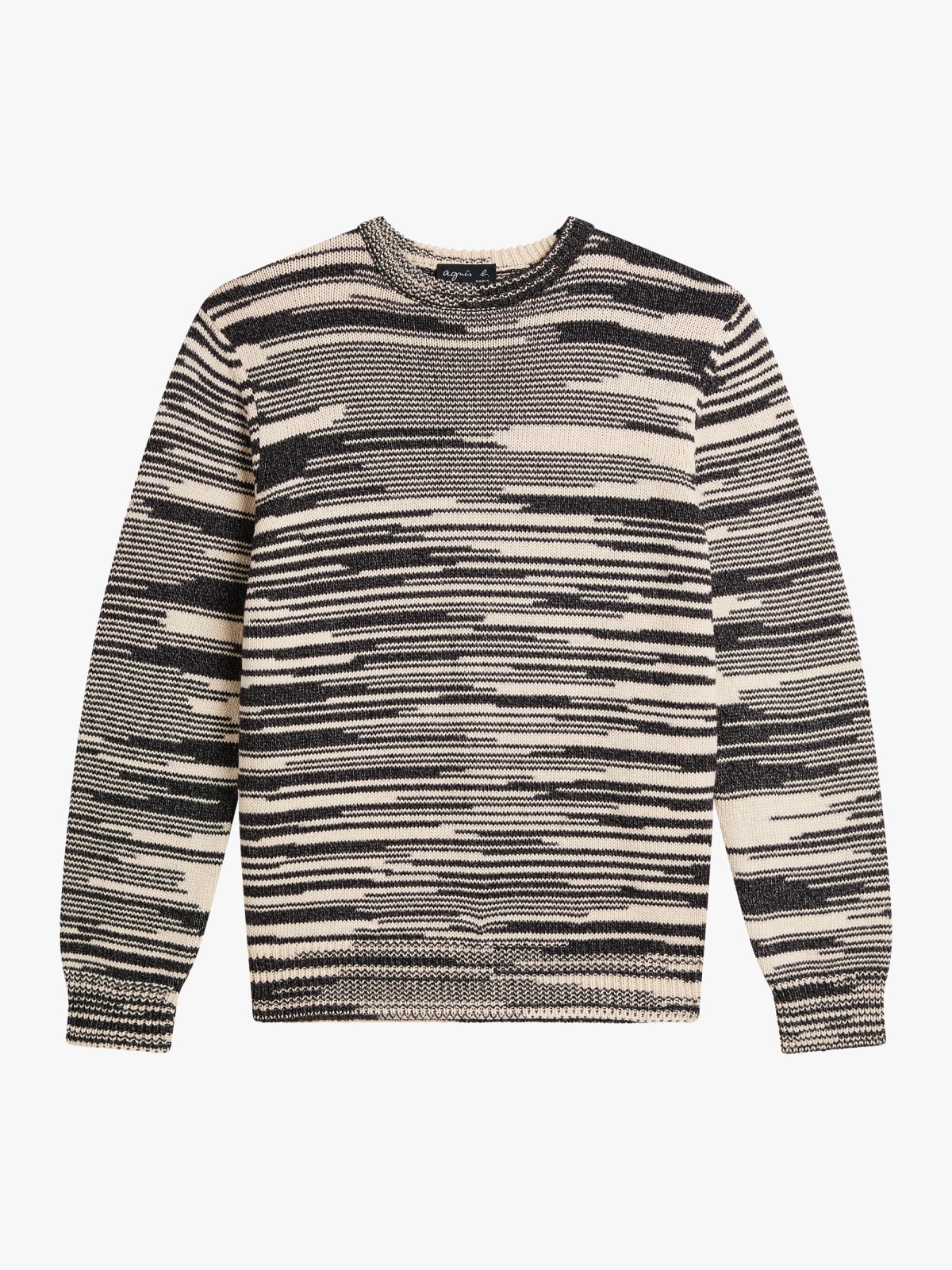 black Ab cotton jersey jumper