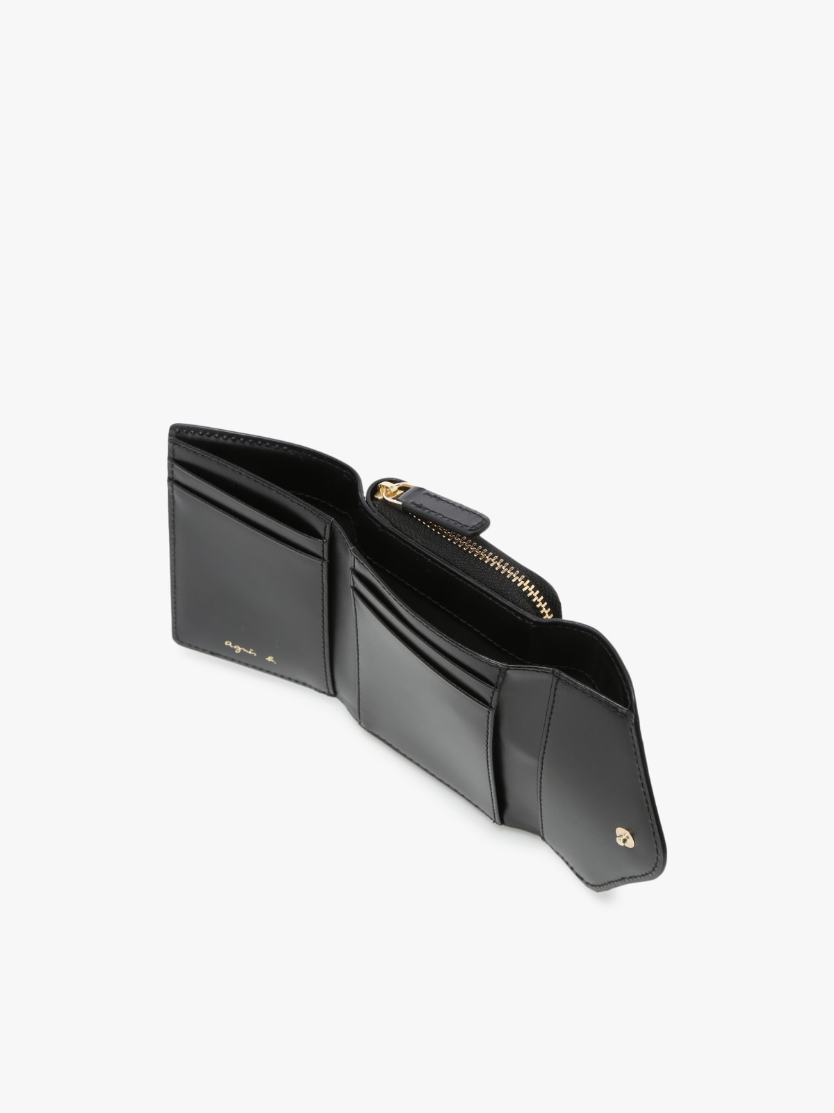 black leather wallet image number 5