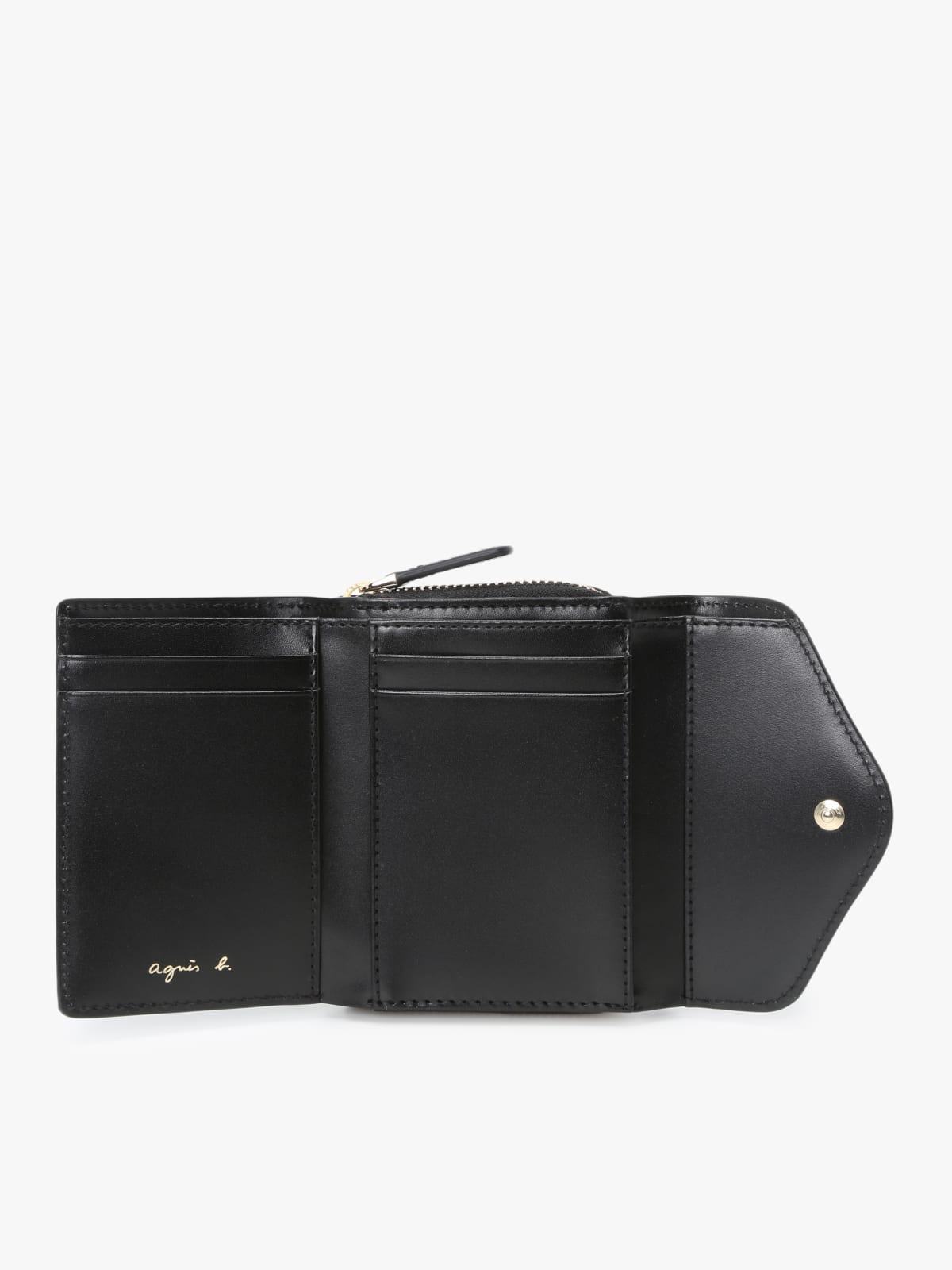black leather wallet image number 4