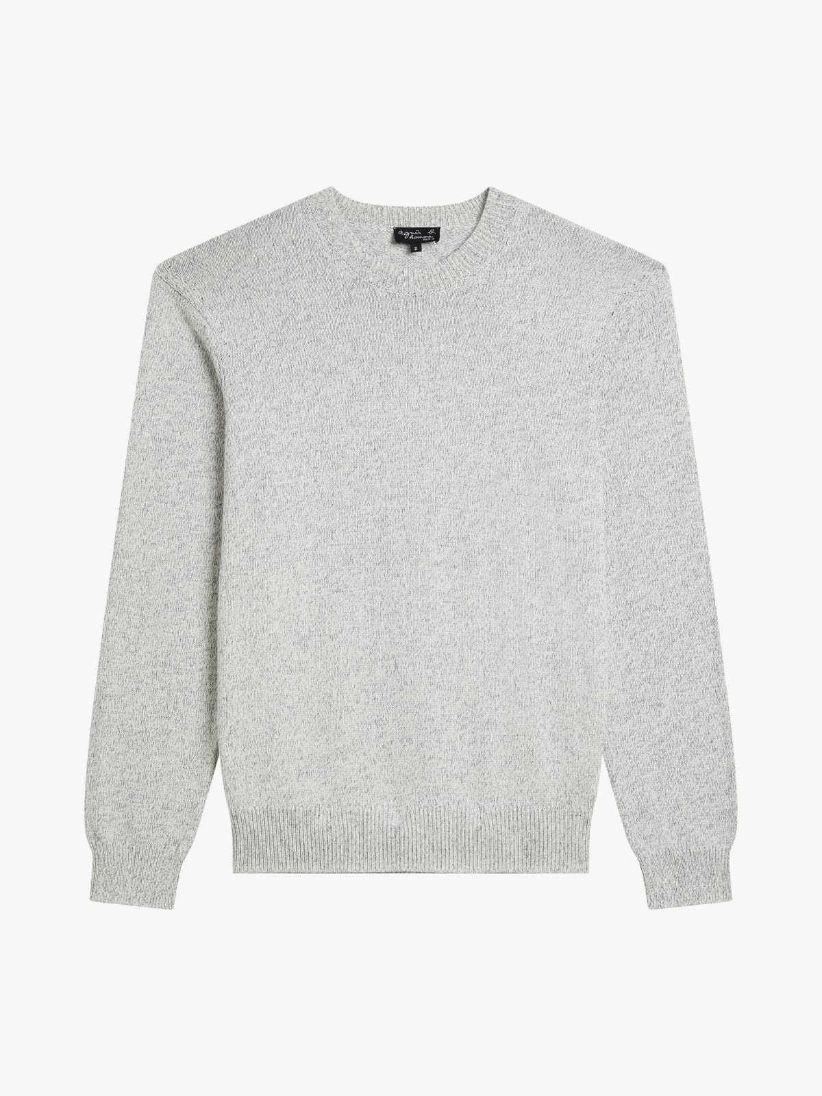 Blue Photo cotton jumper