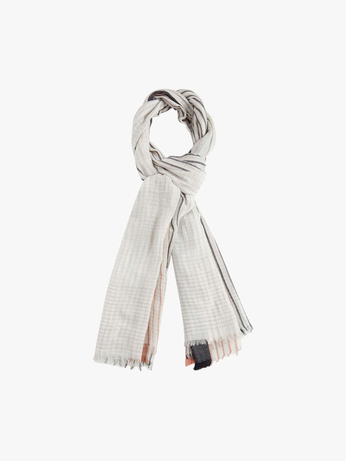 brown Otto cotton scarf image number 2