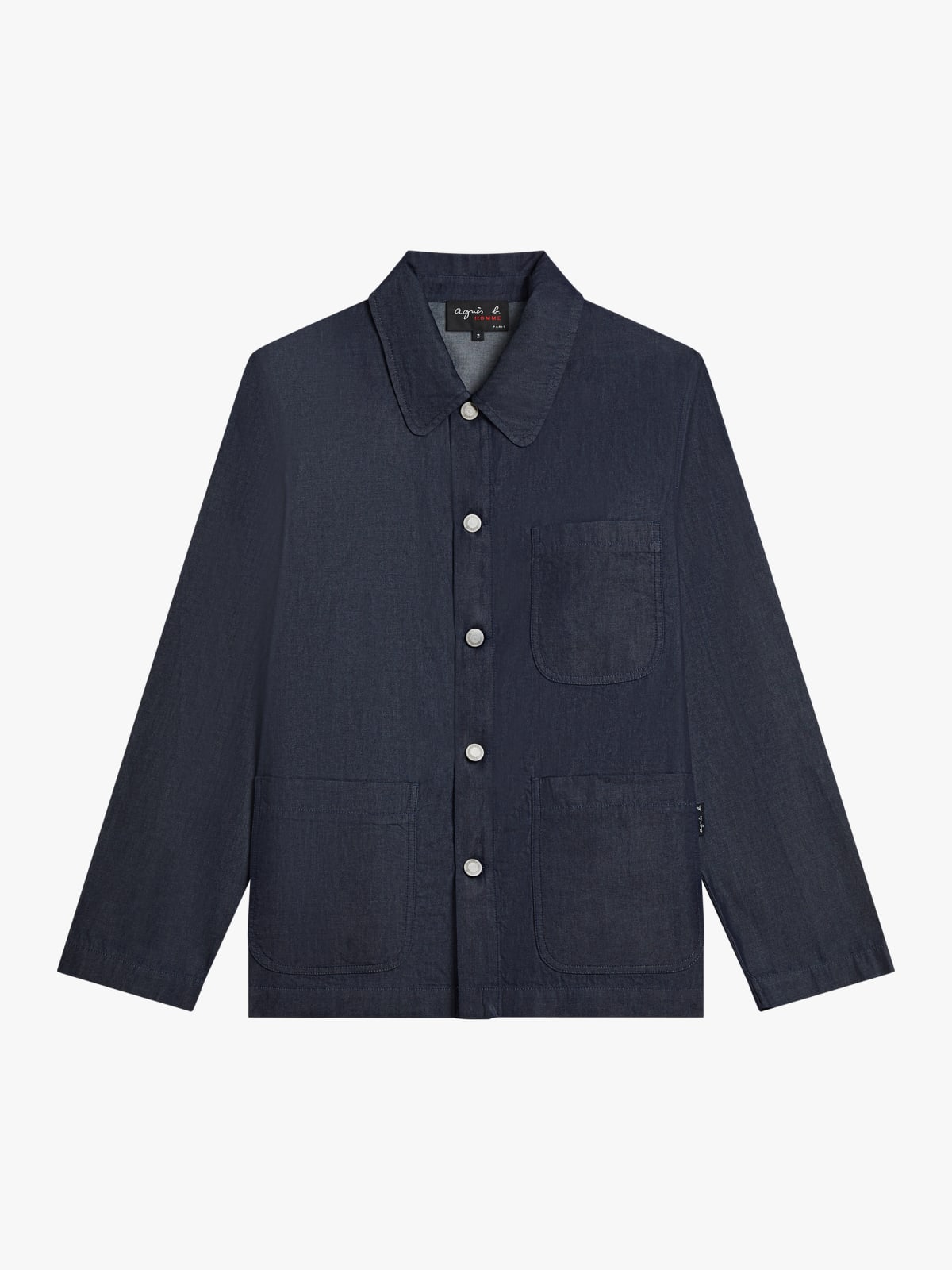 blue Sanshui unlined denim jacket