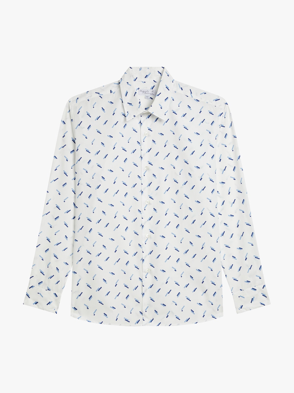 andy geometric print shirt