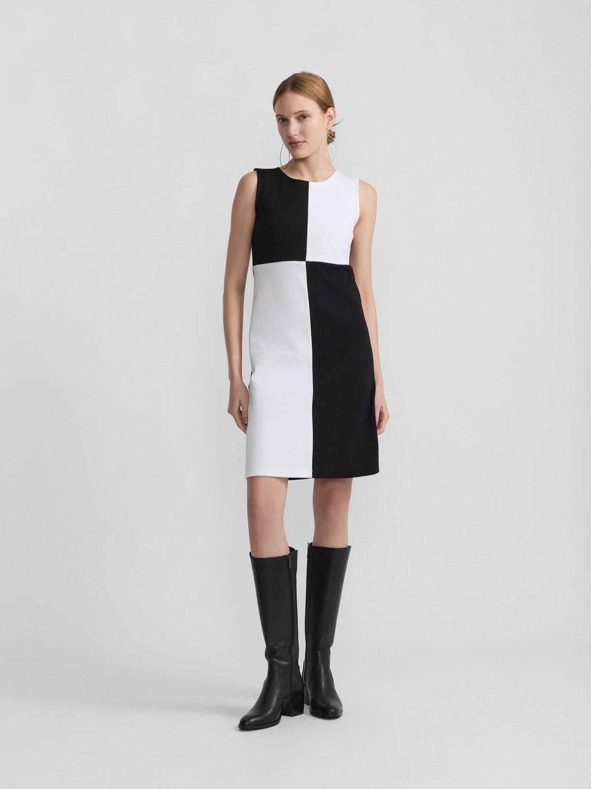 robe Alexandrie en jersey de coton noir 