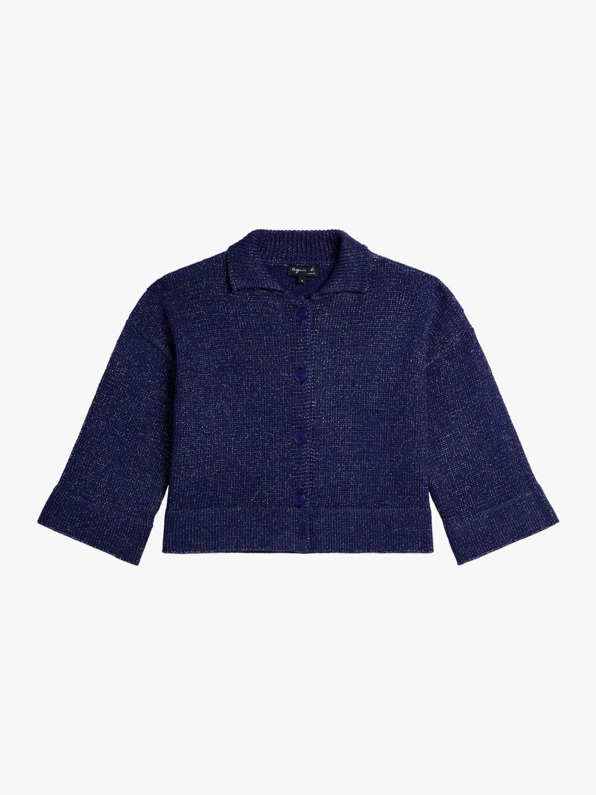 blue Lolotte cotton jersey cardigan