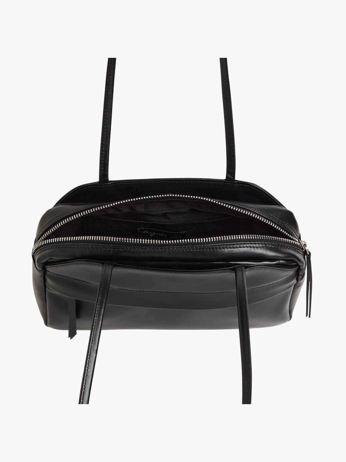 black Lucie lambskin bag image number 3