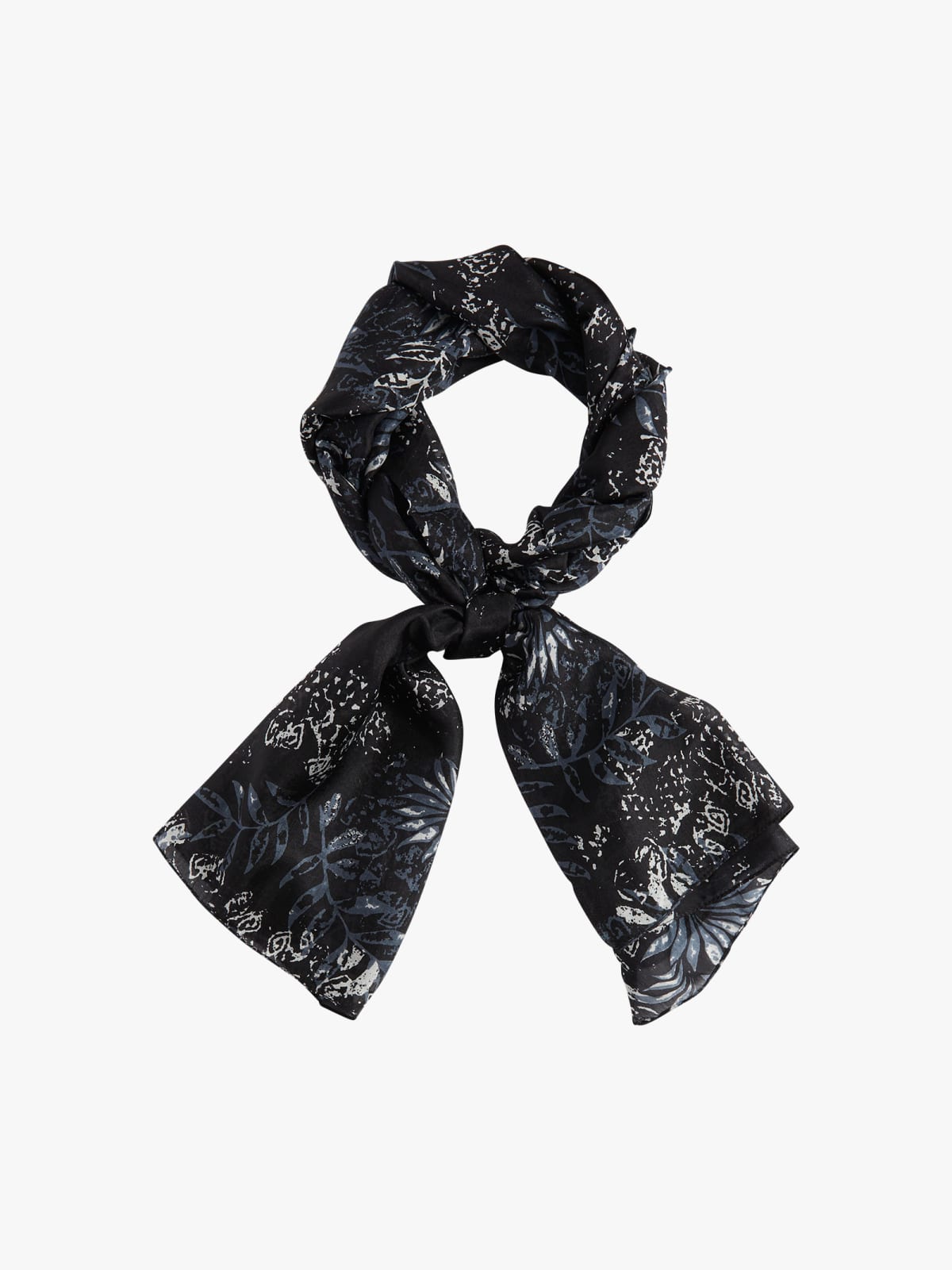 &eacute;charpe Noah en soie noir