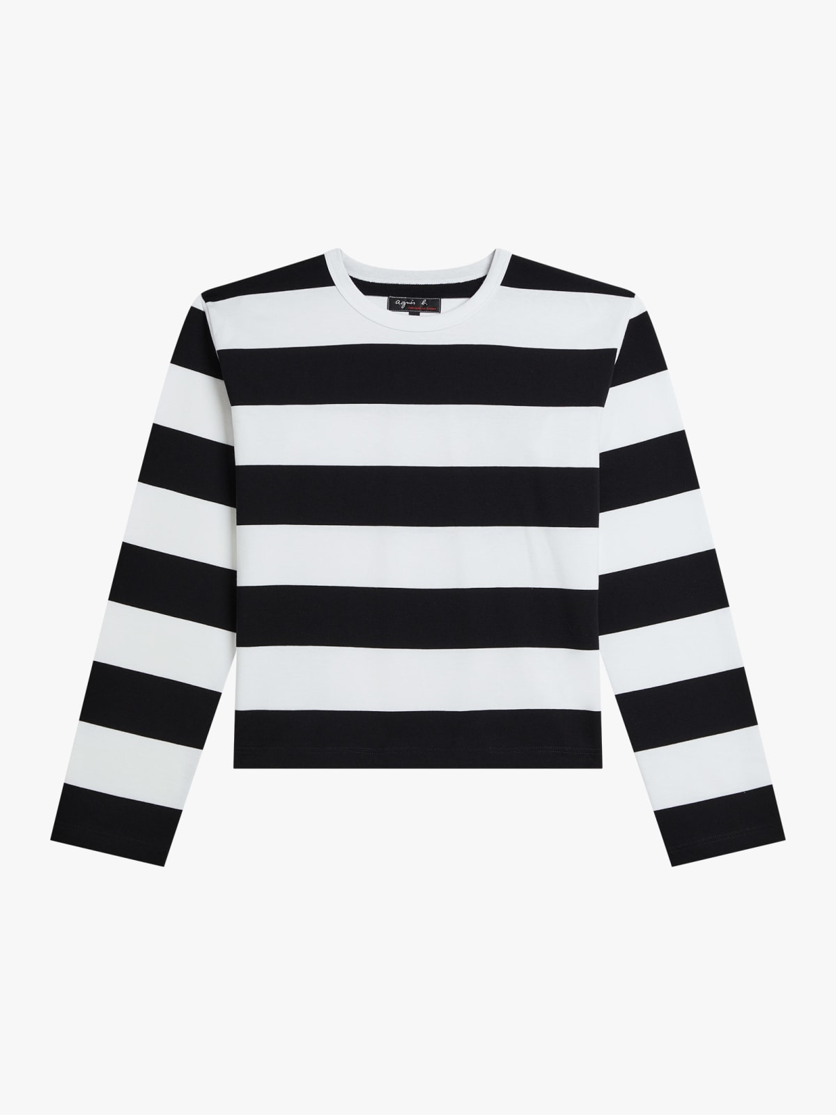 t-shirt Coolio en jersey de coton &agrave; rayures 