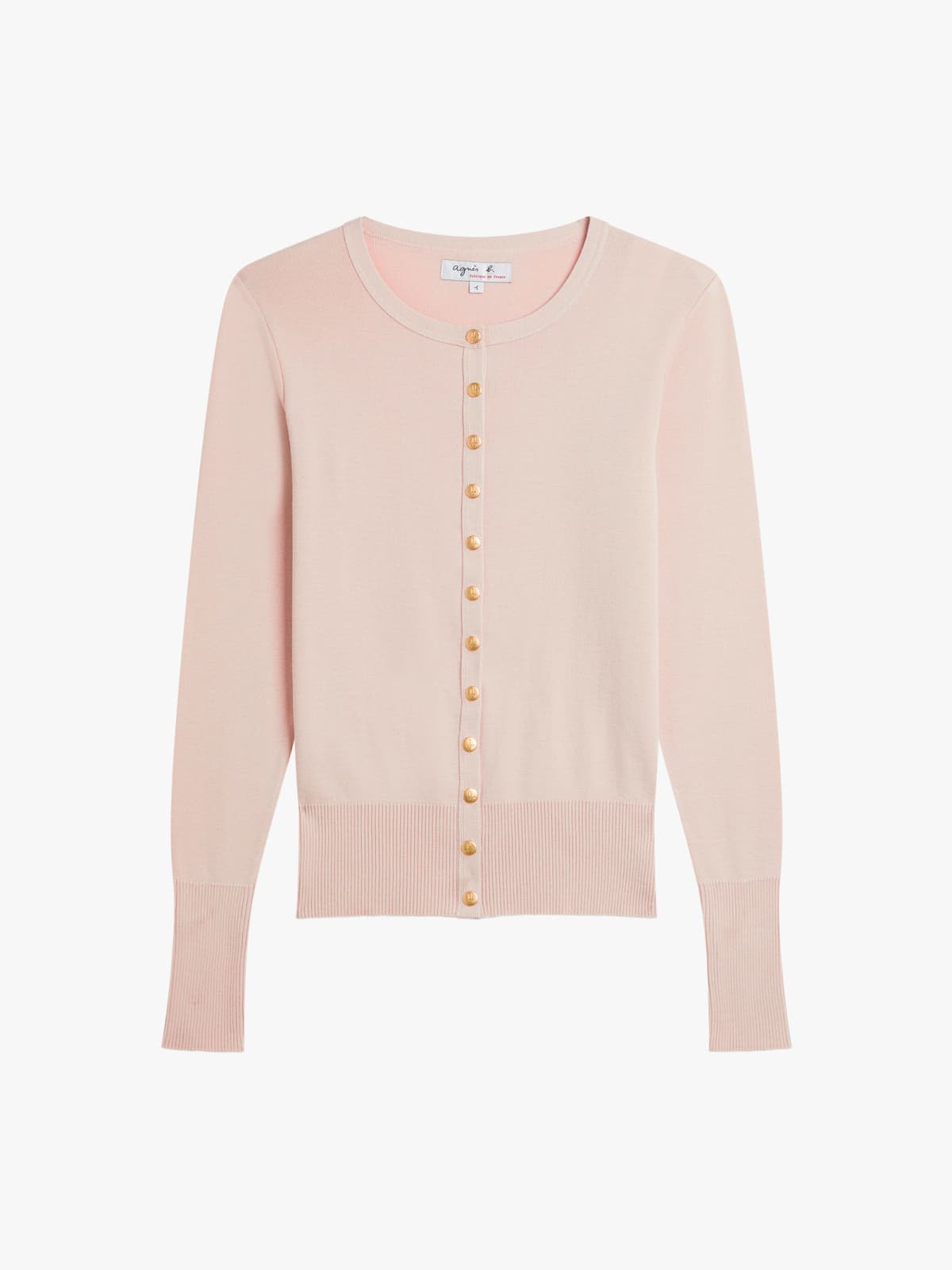 pink snapy snap cardigan